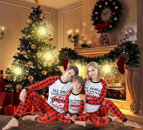 img 3 attached to Matching Pajamas Handmade Christmas Sleepwear Women's Clothing - Lingerie, Sleep & Lounge