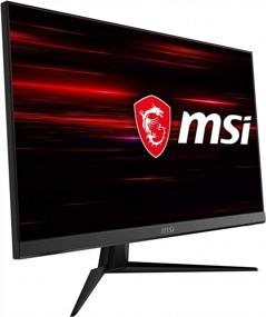 img 2 attached to MSI Non Glare Super Narrow Bezel 27: Crisp 1920X1080 Display with Height Adjustment for Immersive Viewing