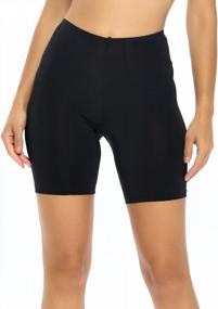 img 3 attached to Undersummers Classic Shortlette: Plus Size Anti Thigh Chafing Slip Shorts For Under Dresses