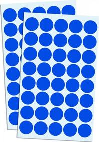 img 4 attached to 2000 Pack 3/4" Blue Round Dot Stickers Circle Labels - Perfect For Crafting!