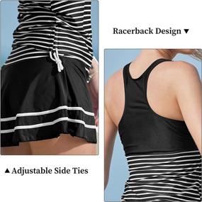 img 3 attached to MiYang Womens Tankini Striped Vintage Women's Clothing at Swimsuits & Cover Ups