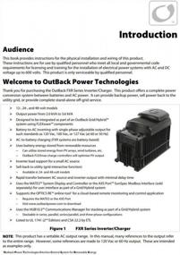 img 1 attached to 💡 Outback Power VFXR3648A Vented 120V A Model Inverter/Charger: Reliable Power Solutions for Your Electrical Needs