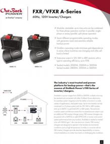 img 3 attached to 💡 Outback Power VFXR3648A Vented 120V A Model Inverter/Charger: Reliable Power Solutions for Your Electrical Needs