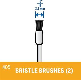 img 2 attached to Dremel 405 02 Nylon Bristle Brushes