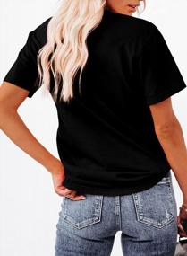img 2 attached to EVALESS Women'S Loose Casual Short Sleeve Cotton T-Shirts | Basic Tee Tops | Crew Neckline | Fashionable & Sexy | Perfect For Summer 2022