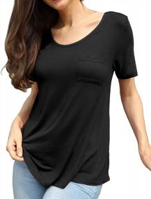 img 3 attached to Stay Cool And Casual All Summer With Traleubie Women'S Loose-Fit Tunic Tops With Pockets!
