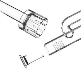 img 2 attached to 🌸 Efficient Mini Glass Lily Pipe Skimmer: Ideal Inflow for Mini and Nano Tanks