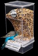 🐦 ningvihe automatic bird feeder for parakeet canary cockatiel finch - no mess bird cage accessories logo
