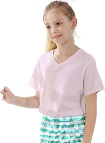 img 2 attached to KOWSPORT T Shirt Classic V Neck Girls Boys' Clothing via Tops, Tees & Shirts