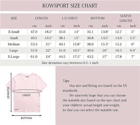 img 1 attached to KOWSPORT T Shirt Classic V Neck Girls Boys' Clothing via Tops, Tees & Shirts