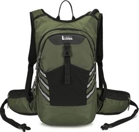 img 4 attached to Optimized Insulated Hydration Backpack | Lightweight Day Pack for Hiking, Running, Cycling | Includes 3L BPA-Free Water Bladder