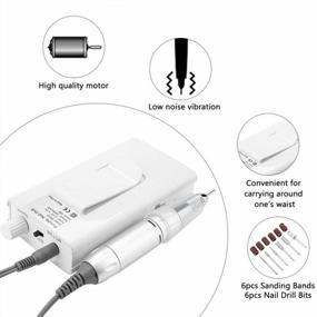 img 1 attached to Get Salon-Quality Nails At Home With The Portable 30000RPM Nail Drill Machine