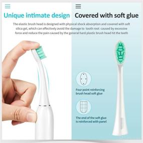 img 3 attached to Suitable Toothbrush Uliber Replacement Sensitive