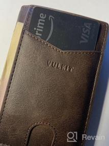 img 7 attached to Men's Minimalist Bifold Wallet - Genuine Leather, RFID Blocking, Stylish Accessories