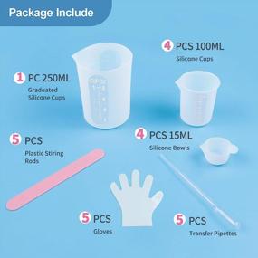 img 3 attached to Silicone Measuring Cups Resin Kit