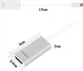 img 3 attached to USB C To HDMI Adapter 3.1 Compatible For MacBook Pro 2018/2016, MacBook 2016/2015, S8/S8+ And More USB Type C Devices - Anbear