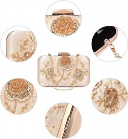 img 1 attached to Fashionable Embroidered Evening Clutch Bag For Women - Perfect For Dinner And Banquets - Tanpell