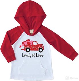 img 4 attached to 🚚 Loads of Love Vintage Truck Toddler Kids Unisex Valentine's Day Shirt by Bump Beyond Designs - Perfect Gift!