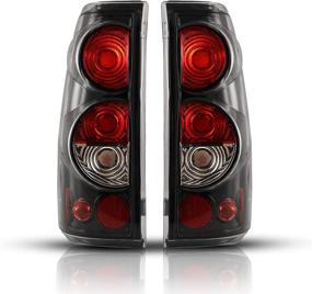 img 4 attached to 🚗 NIXON OFFROAD LED Tail Lights for Chevy Silverado 1500 2500 3500 1999-2006 / GMC Sierra 1500 2500 3500 1999-2002 - Glossy Black/Clear Lens Rear Lights Assembly Replacement