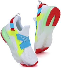 img 4 attached to Comfortable And Breathable KALAKIDS Mesh Sneakers For Active Kids