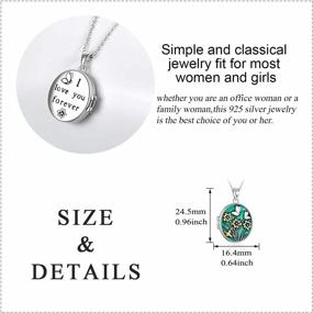 img 2 attached to Sterling Silver Butterfly Locket Necklace For Women With Customizable Photo Inserts - Perfect Gift For Girlfriend, Mom, Or Young Woman Who Loves Personalized Jewelry