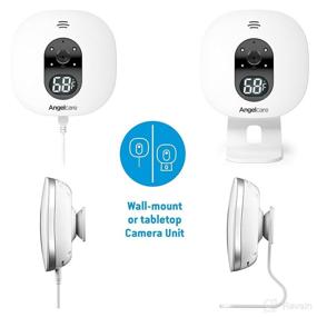 img 1 attached to 👶 Angelcare Baby Monitor AC315 with 4.3” Touch Control Display and Wired Breathing Sensor Pad
