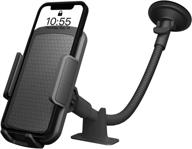 📱 ultimate flexibility: talk works car phone mount - windshield or dashboard holder for iphone & android smartphones logo