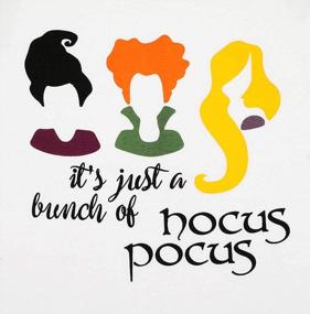 img 2 attached to Women'S Halloween T-Shirt: 'It'S Just A Bunch Of Hocus Pocus' Sanderson Sisters Baseball Tee