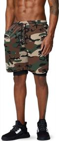 img 3 attached to Pinkbomb Men'S 2-In-1 Running Shorts: Gym Workout Quick Dry With Phone Pocket