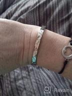 img 1 attached to Stainless Cuff Bracelets: Inspirational Encouragement Jewelry for Beautiful Girls review by Ryan Bowers