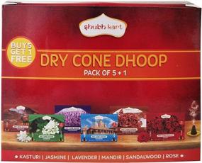 img 3 attached to Experience Divine Scents With Shubhkart'S Assorted Dry Cone Dhoop Pack - 90 Cones, 6 Unique Fragrances