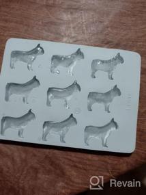 img 7 attached to Silicone French Bulldog Dog Shape Ice Cube Tray And Treat Mold, 9 Cavities