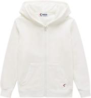 kowdragon sweatshirt: boys' classic lounging full zip hoodie & sweatshirt in fashionable style логотип