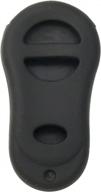 keyless2go replacement for new silicone cover protective case for remote key fobs with fcc gq43vt9t gq43vt13t gq43vt17t - black logo