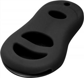 img 1 attached to Keyless2Go Replacement For New Silicone Cover Protective Case For Remote Key Fobs With FCC GQ43VT9T GQ43VT13T GQ43VT17T - Black