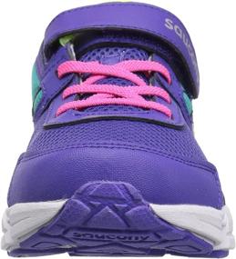 img 3 attached to 👟 Saucony Girls Vortex Silver Coral Athletic Shoes for Girls