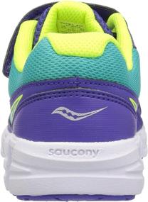 img 2 attached to 👟 Saucony Girls Vortex Silver Coral Athletic Shoes for Girls