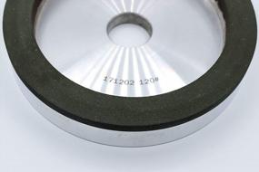 img 2 attached to Resin Bond Diamond Wheel By TechDiamondTools - 6 Inch, 12V2D150 Diamond Layer, 5 X 20Mm Size