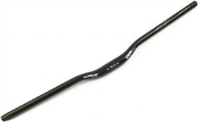 img 4 attached to Extra Long Riser Bar Mountain Bike Handlebar - 31.8Mm Diameter, 780Mm Width - Compatible With Most Bicycles, Road Bikes, BMX, Fixie Gear, Cycling - Made Of Aluminum Alloy, Black Finish