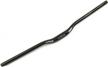 extra long riser bar mountain bike handlebar - 31.8mm diameter, 780mm width - compatible with most bicycles, road bikes, bmx, fixie gear, cycling - made of aluminum alloy, black finish logo