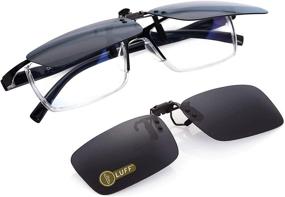 img 4 attached to 🕶️ Polarized Sunglasses Prescription Eyeglasses Black Upgrade: Enhanced Eye Protection and Style