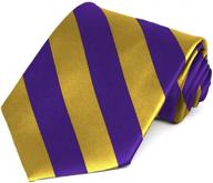 tiemart extra long striped tie logo