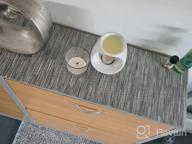 img 1 attached to OSVINO Orange Table Runner - 12X71In Stain Resistant Home Decor Dining Mat For Weddings & Kitchens review by Marc Cahoon