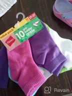 img 1 attached to Hanes 🧦 10-Pack Girls Ankle Socks review by Andrea Lee
