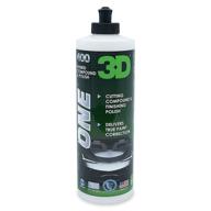 3d one - ultimate car scratch & swirl remover - advanced rubbing compound & finishing polish - achieve flawless paint correction 16oz. logo