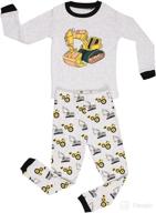 🚀 elowel 2-piece 100% cotton toddler pajama set for 12 months - boys and girls sleepwear logo