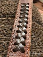 картинка 1 прикреплена к отзыву Full Grain Leather Western Cowboy Belt - 1-1/2" (38Mm) Wide With Multiple Color Options от Eddy Borghesi