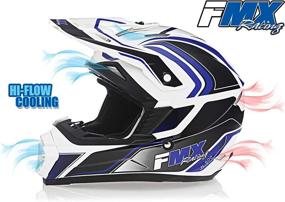 img 2 attached to Motocross Off Road Motorcycle Approved Helmet Motorcycle & Powersports