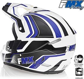 img 1 attached to Motocross Off Road Motorcycle Approved Helmet Motorcycle & Powersports