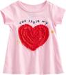 toddler girls valentines heart t shirt outfits logo